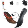 Rtdep Solette Riscaldanti, 7.4V Solette Riscaldanti Piedi, Scaldapiedi con 3 Temperature, Solette Termiche, Riscaldamento del ginocchio, Scaldapiedi Elettrico per Sport, Sci, Campeggio, Ciclismo(S)