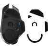 kwmobile Set Piedini di Ricambio per Mouse Compatibile con Logitech G502 wireless Mouse - Gommini nero - per Maggiore Controllo e Scorrevolezza