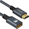 Twozoh Cavo di Estensione HDMI Maschio a Femmina, Nylon Intrecciato 2.0 Supporto 4K@60Hz 3D HDR (3M)