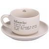 Villa d'Este Home Tivoli Tazzina caffè 90 ml con piattino in porcellana, Victionary Bilancia