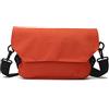 FANDARE Retrò Borsa a tracolla Uomo Borse a spalla Donna Borse Messenger Zaino Monospalla per Lavoro Scuola Viaggio Business Università Crossbody Bag arancia A