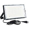 CREATESTAR Faretto LED da Esterno 150W, Faretto Led con Spina, Super Luminoso 15000LM 6500K Bianco Freddo Faro led Esterno, IP65 Impermeabile per Giardino,Patio, Cortile, Terrazza,Garage