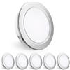 KYOTECH LED Faretti da Incasso 230V 2700K Faretti da Soffitto 55-60MM 6PCS Cromati