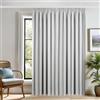 Deconovo Tende Oscuranti 100% con Nastro Arricciatore - Set di 1 Pannelli 300x245 cm Bianco Sporco, Tende per Interni Moderne per Camera da Letto e Soggiorno