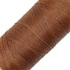LINHASITA, Rocchetto di Filo Cerato, 100 g, 360 m, 0,5 mm di Spessore, in Poliestere, per macramé, 30 Colori - Cioccolato