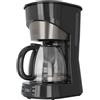 BLACK+DECKER - Macchina da caffè americano BXCO1002E | 1000W | 12 tazze | Timer 24h | Controllo digitale | Sistema antigoccia | Piastra riscaldante | Auto-off | Filtro lavabile | Inox antigraffio