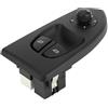 A ABSOPRO Interruttore del finestrino elettrico lato guida anteriore sinistro Interruttore di controllo del finestrino N. 6554T3 per Peugeot Boxer 1994-2006 Nero