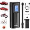 Woowind 150PSI/10,3 Bar Mini Compressore Aria Portatile, Pompa Elettrica Ricaricabile A Batteria Per Bicicletta, Auto, Moto, Calcio, Anelli Di Nuoto (AP2-P)