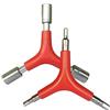 Fongmore 2 chiavi esagonali a forma di Y a 3 vie per bicicletta, chiave esagonale interna tipo Y, chiave a bussola di tipo Y, per riparazione di biciclette e ciclismo, kit di attrezzi multiuso