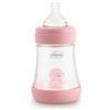Chicco Perfect 5 - Biberon 0M+ Flusso Lento Capacità 150ml Colore Rosa, 1 Pezzo