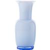 VENINI VASO OPALINO D.14 CM BLUINO LATTIMO H.30 CM FO370638000O0HS