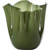 VENINI VASO FAZZOLETTO OPALINO D.13,5 CM VERDE MELA H.13,5 CM FO370004000O0AT1