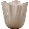 VENINI VASO FAZZOLETTO D.23 CM MOKA H.31 CM FO370000000O0BSS