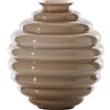 VENINI VASO DECO D.26 MOKA-LATTIMO H.29 CM FO370710000O0BSS