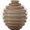 VENINI VASO DECO D.23 CM MOKA-LATTIMO H.24 CM FO370707000O0BSS