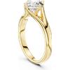 Senza marchio Anello Promessa Uomo Diamante Creato Certificato 1,00 Ct Petite Oro Bianco Ov...