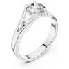 Senza marchio Anello di Fidanzamento 1,00 Ct Creato Off White Diamond Twisted Vine Certific...