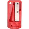 QUARKZMAN Temperamatite da Falegname per Lavorazione del Legno Temperamatite Portatile Temperamatite per Matita Muratore Cantiere, Rosso