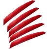 PATIKIL Piume per Frecce, Confezione da 50 11 Pollici Piuma di Tacchino Fletching Frecce da Tiro con L'Arco Piuma di Frecce Ala Destra Scudo Fletch per Fai da Te Tiro al Bersaglio, Rosso
