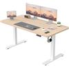 JUMMICO Scrivania Regolabile in Altezza con Caricatore USB, Scrivania Regolabile Elettrica 140 x 60 cm, Standing Desk