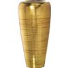 DRW Vaso da pavimento in ceramica in oro 35 x 71 cm