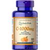 Puritans Pride Vitamina C 1000 mg con bioflavonoidi e rosa canina 100 compresse rivestite