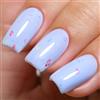 Ozzeal - Smalto in gel pastello, 15 ml, colore Glitter azzurro chiaro, per lampada LED UV, ideale per manicure in salone o fai-da-te, decorazione per unghie a scintillio, primavera-estate