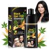 HOUSN Shampoo Colorante,Black Hair Dye Shampoo 3 In 1,Shampoos Colorante Capelli Bianchi,Copertura Istantanea Dei Capelli Bianchi,Colore Naturale E Duraturo,500 Ml Per Uomo E Donna