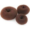 Upstore 3PCS (1 grande+1 medio+1 piccolo) donne signore ragazze chignon capelli creatore anelli styler ciambella panini ciambella Shaper shaping strumento chignon ex capelli
