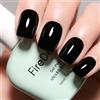 Firedeep Smalto Gel Nero, Bottiglia Grande Da 16 Ml Smalto Gel Nero Uv/Led Soak Off Per Manicure A Domicilio