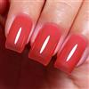 Ozzeal Smalto Semipermanente Unghie Trasparente, 15ML Rosso Chiaro Smalti Semipermanenti Per Unghie Cristallo Primavera Estate Traslucido Gel Nail Polish Soak Off UV Led