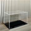 1pc trasparente vetrina in acrilico antipolvere giocattoli figure auto camion furgoni modello scatola collezione organizzatore di immagazzinaggio controsoffitto mostra scatola