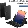 DUX DUCIS Mini tastiera Bluetooth 2 in 1 DUX DUCIS con supporto per telefono - Multidispositivo compatibile universale per iOS Android Windows Mac