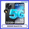 DOOGEE Note59 Pro 5G Smartphone 32GB 256GB 6.75" HD+ 120Hz UNISOC T8200 6250mAh Batteria Android15 NFC Telefono cellulare
