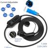ANDAIIC Caricabatteria per auto elettrica Tipo 2 Tipo 1 Modalità 2 Livello 2 Cavo di ricarica per auto portatile EVSE EV 6A-16A-32A 5 metri 10 metri 15 metri