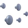 Muuto - Set di 5 The dots - Blu - Acciaio - Designer Lars Tornoe