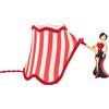 Seletti - Lampada da tavolo Circus - Rosso - Tessuto poliestere - Designer Uto Balmoral
