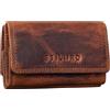 STILORD 'Jean' Portachiavi Pelle Grande Vintage Custodia per Chiavi Piccolo Portafoglio Pochette Anti RFID Astuccio Portachiavi con Annelli in Cuoio Genuino, Colore:kara - cognac