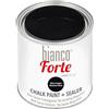 bianco Shabby Bianco Forte - Nero Lavagna - (250ml) Vernice a Gesso con Finitura/Protettivo 2-in-1: Chalk Paint Super Resistente per Mobili, Pareti e Porte - Asciugatura Rapida, Interni/Esterni, Opaca