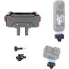 YEHOLDING Supporto magnetico per Insta360 X6/X5/X4 Air/Ace Pro/Ace Pro 2,Supporto a sgancio rapido per ace pro 2 accessori, con fori per viti da 1/4 di pollice e adattatore pieghevole a doppia porta