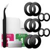 Eonpam 2 Pezzi Vetro Fotocamera per Samsung Galaxy A33 5G/A23 5G/A53 5G Lente Posteriore Ricambio HD Original Camera Glass con Kit di Riparazione