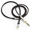 ABLET Cavo adattatore di ricambio doppio da 2,5 mm a 3,5 mm e 6,3 mm compatibile con caschi Monolith M1060, M1060C, M565, M565, 2 m