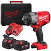 Milwaukee Avvitatore a percussione ad alta coppia M18FHIW2F12-502X da 18 V con kit anello di attrito