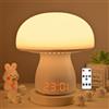 Justup Lampada da comodino Touch dimmerabile, lampada da tavolo a LED con indicatore dell'orologio e funzione temporizzazione, 3600 mAh, batteria ricaricabile USB, lampada da tavolo senza fili, per
