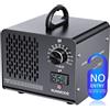 ENRIPRT Generatore di ozono Professionale 60000 mg/h, dispositivo di ozono con indicatore di temperatura e umidità, purificatore d'aria con timer da 120 minuti,300 ㎡, per Casa Ambienti, Auto, Uffici, Hotel