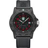 Luminox G Collection Manta Ray Carbonox X2.2045 Orologio da uomo 45mm - Orologio militare con funzione data nera resistente all'acqua 100m, Nero