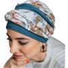 CAREBELL Turbante oncologico Elegance Campagna/Design preformato con fascia frontale/Tessuto di bambù/Realizzato a mano in Spagna/Specifico per i pazienti con perdita di capelli.