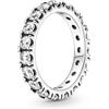 Pandora Timeless - Anello Eternity con fascia scintillante, in argento sterling, con pietre di zirconia cubica incolori