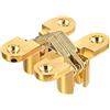 sourcing map 2 cerniere a croce invisibili, per porte in legno, in lega di zinco, 43 x 36 x 12 mm