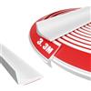 FFPMYF Listello di tenuta per piano di lavoro della cucina (bianco, silicone, 1,5 x 2,5 x 330 cm)